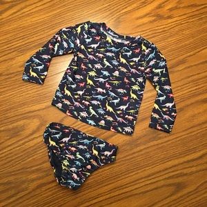 GAP Infant girls Dinosaur 2 piece Swimsuit